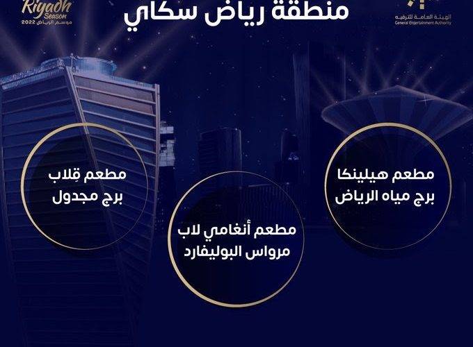 فعاليات منطقة رياض سكاي موسم الرياض 2022